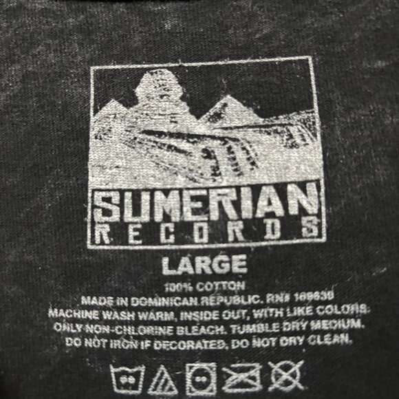 Bad Omens The Death of Peace of Mind Heavy Metal Band Mineral Wash T-Shirt L - Picture 4 of 4